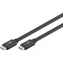 Goobay | USB-C cable | Male | 24 pin USB-C | Male | Black | 24 pin USB-C | 0.5 m - 3